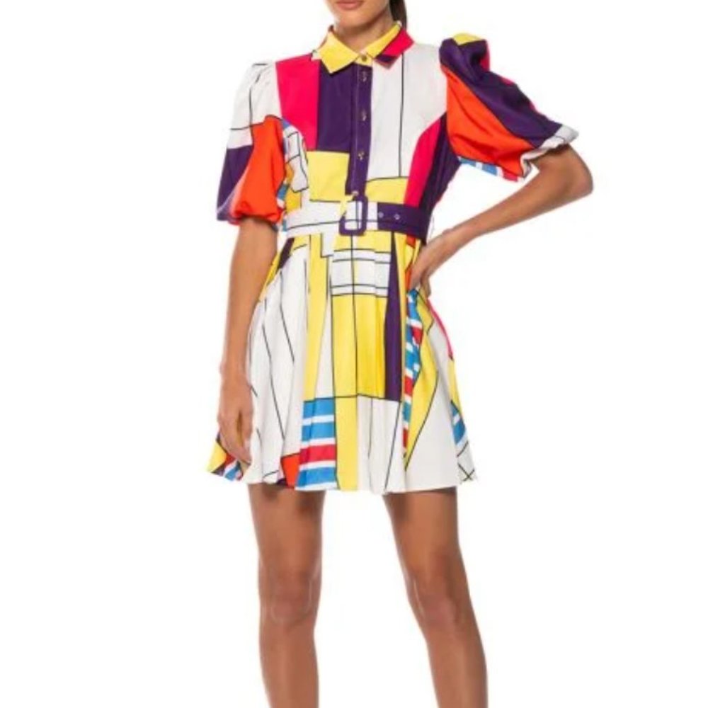 TIME WITH YOU BELTED MINI DRESS